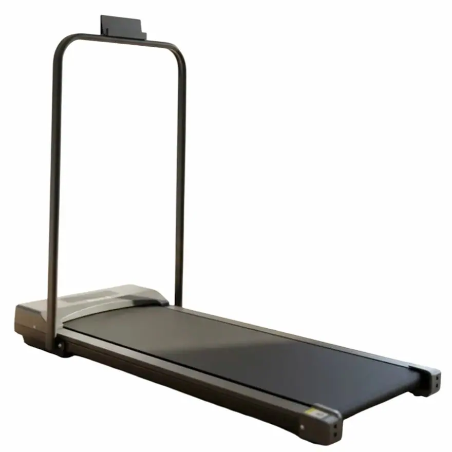 Esteira motorizada KNakasaki dobrável compacta para uso residencial.