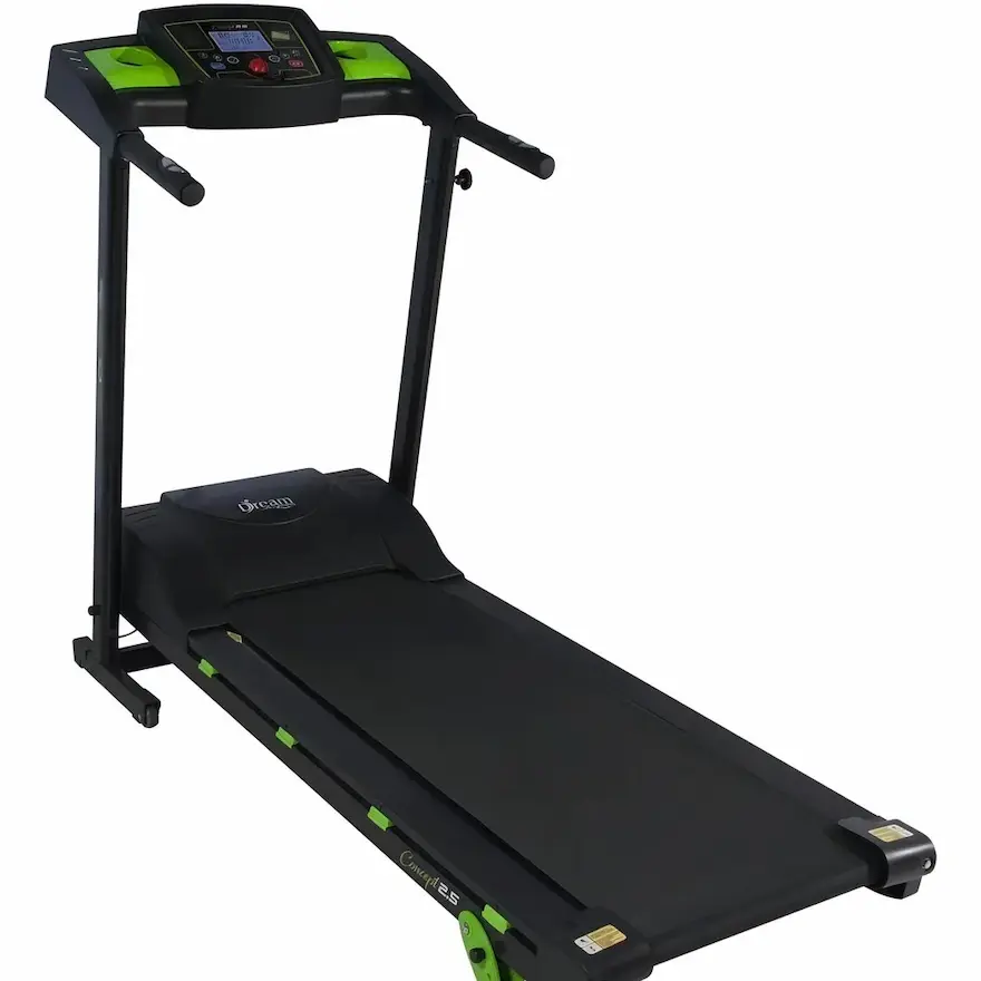 Esteira elétrica Dream Fitness Concept 2.5 preta, destaque no guia de melhores esteiras residenciais 2026 pelo design moderno e funcionalidade.